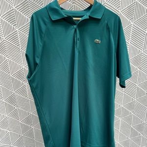 Lacoste ultra dry polyester turquoise XXL size 7